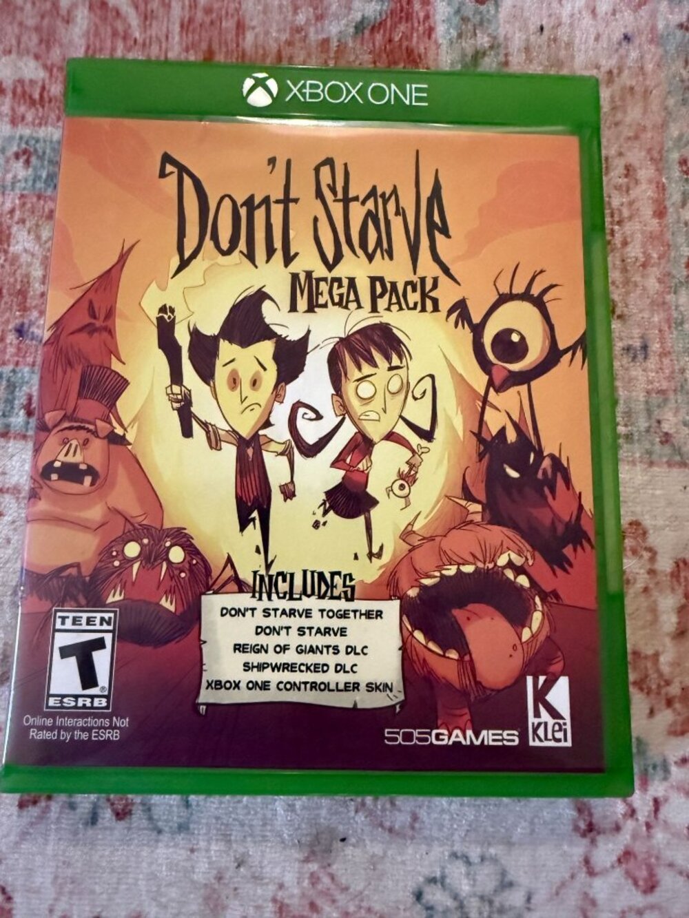 Don't Starve Mega Pack Microsoft Xbox One 2016 No Manual US Seller Survival